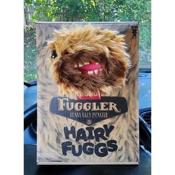 FUGGLERS Screech Hairy Fuggs Edition Brown Funny Monster 9 Inch LAST ONE - Picture 1 of 2